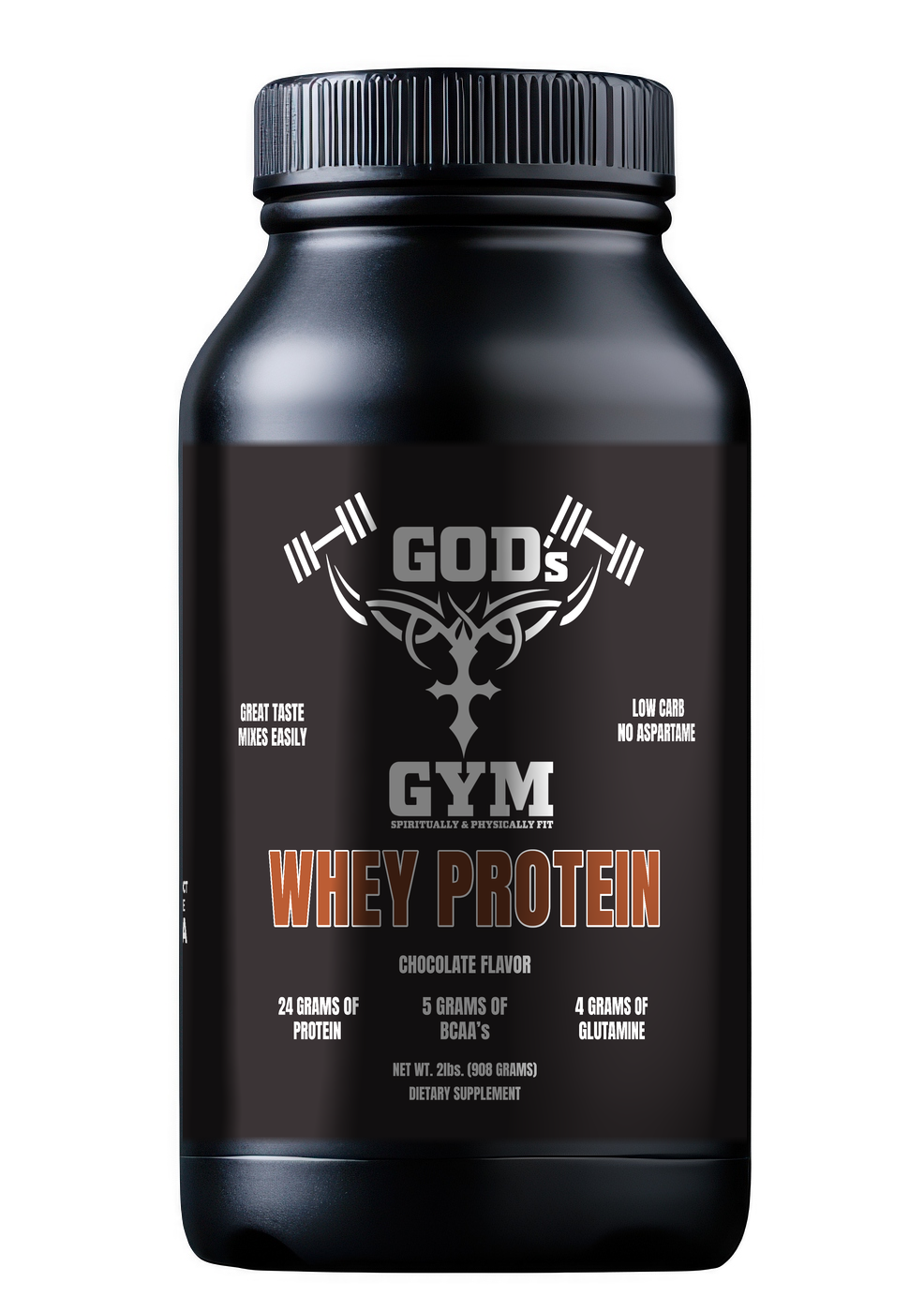 God's Gym Chocolate Whey Protein Powder