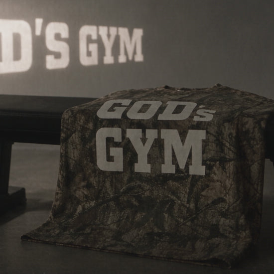 God's Gym Faded Camo Tee product video