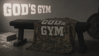 God's Gym Faded Camo Tee product video