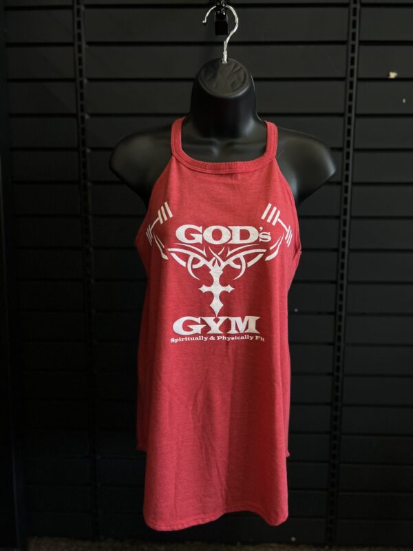 Ladies Red Tribal Racerback Tank